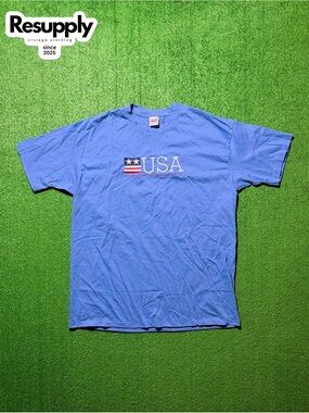 Anvil USA Blue Tee Men’s Size XXL